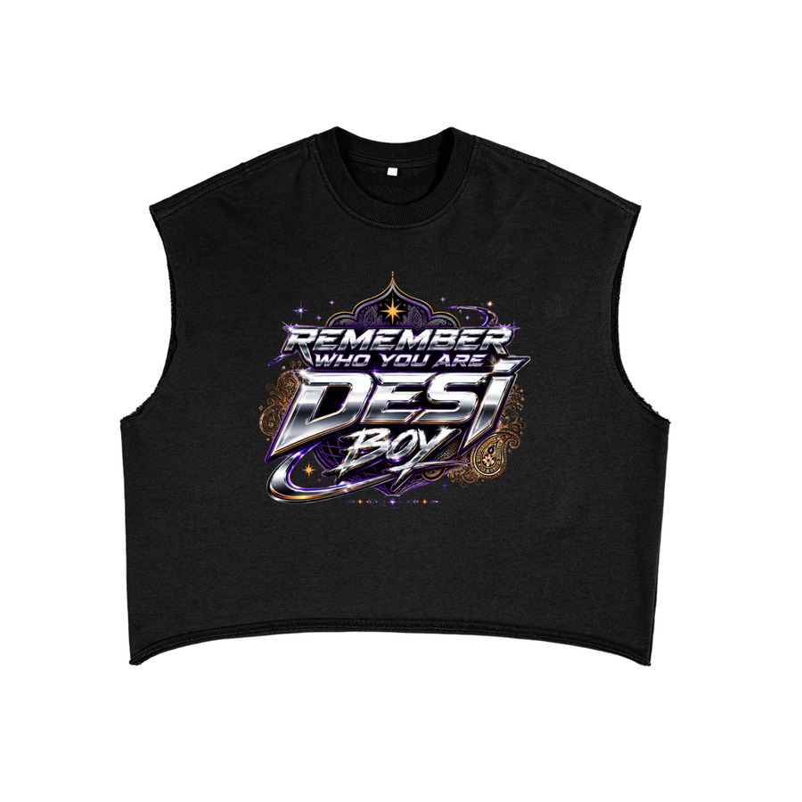 Remember Desi Boy Cropped Tee