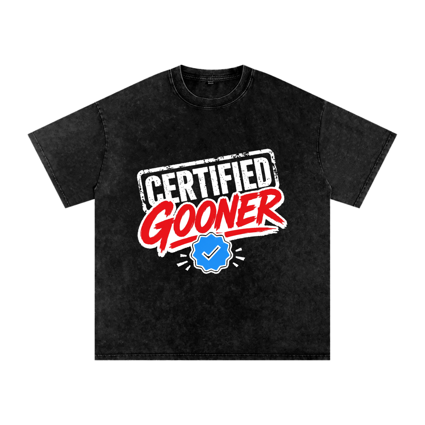 Certified Gooner Black Tee