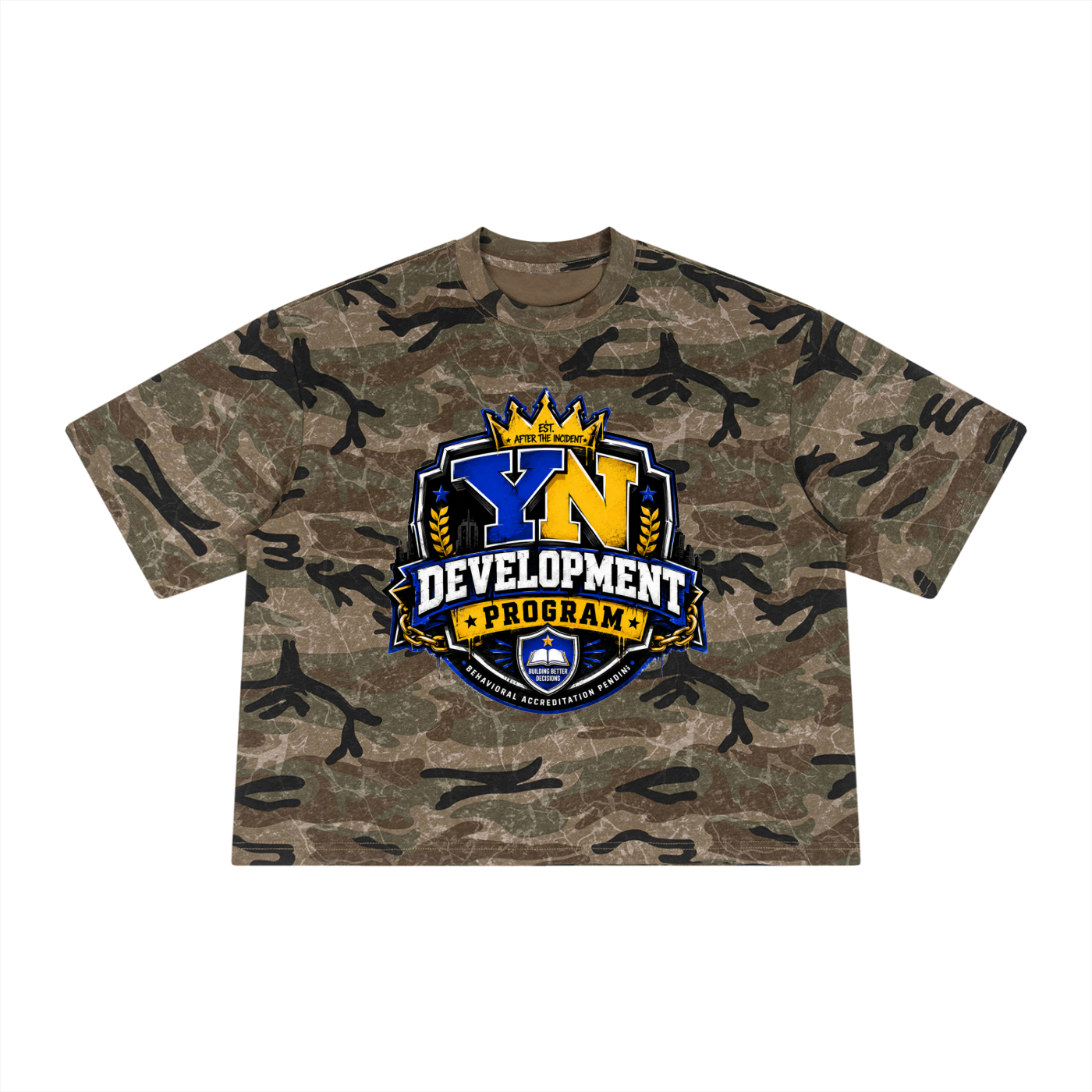YN Development Camo Tee