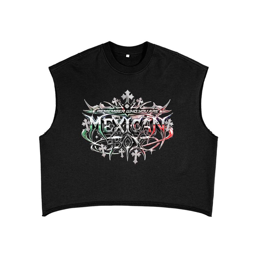Remember Mexican Boy Cropped Tee
